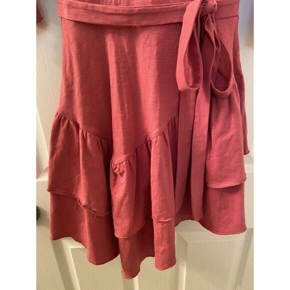 Joyfolie Mia Joy Dress Tiered Ruffle Bell Sleeves Side Bow Tie Girls Size 8 - Picture 6 of 9